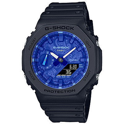 Orologio Uomo Casio G-SHOCK Gomma Quarzo Solo Tempo Nero Data GA-2100BP-1AER