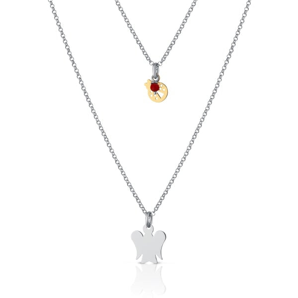 Collana Donna Roberto Giannotti Argento 925 Doppio Filo Angelo Coccinella GIA376
