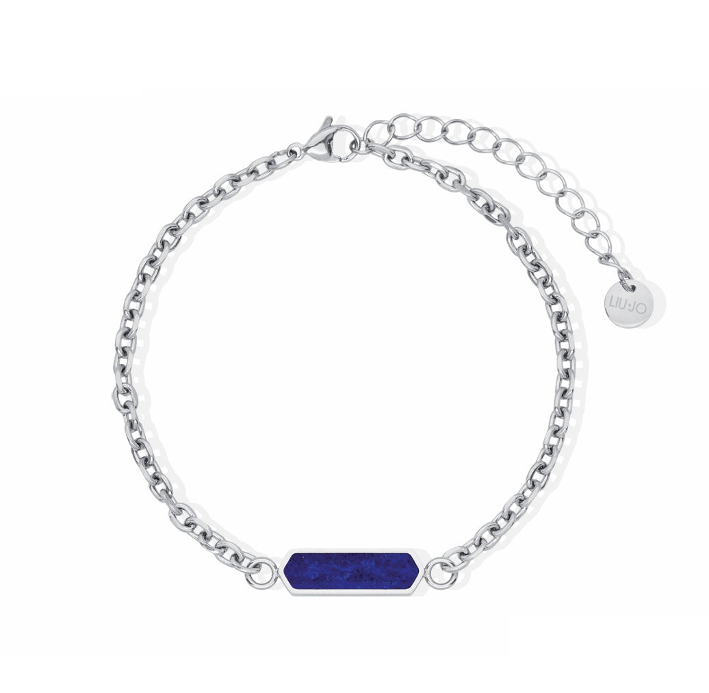 Bracciale Uomo Liu Jo Acciaio con targhetta Lapis MLJ598