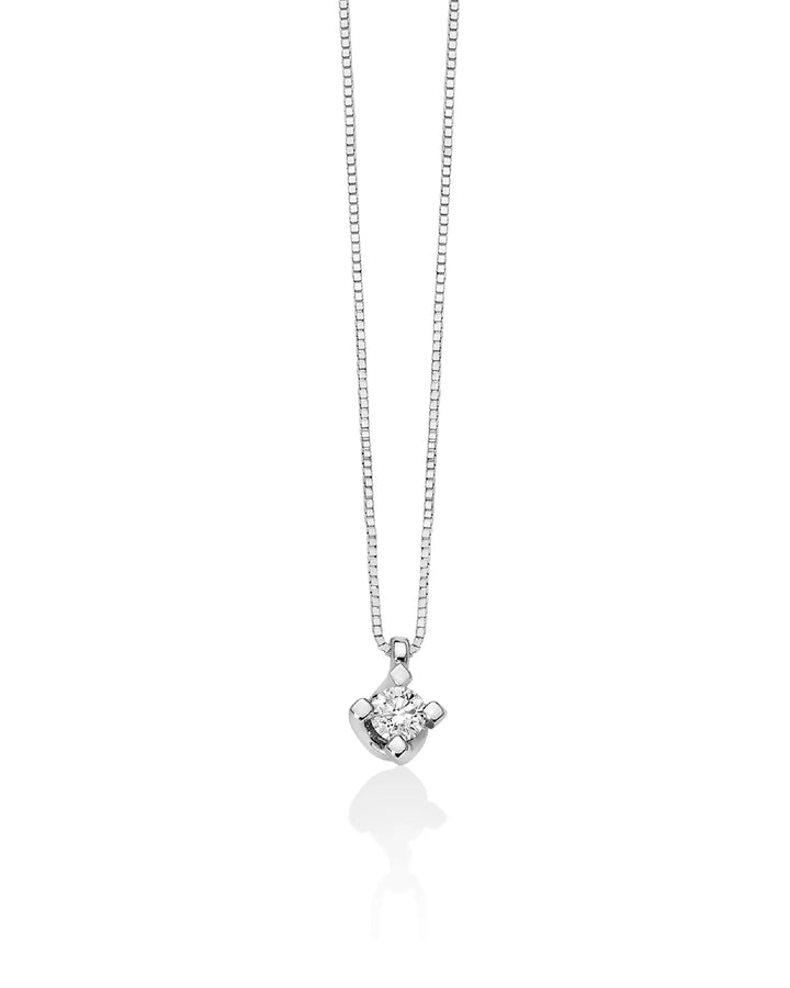 Collana Donna Miluna Punto Luce ORO 750 con  diamanti CLD5065-020G7
