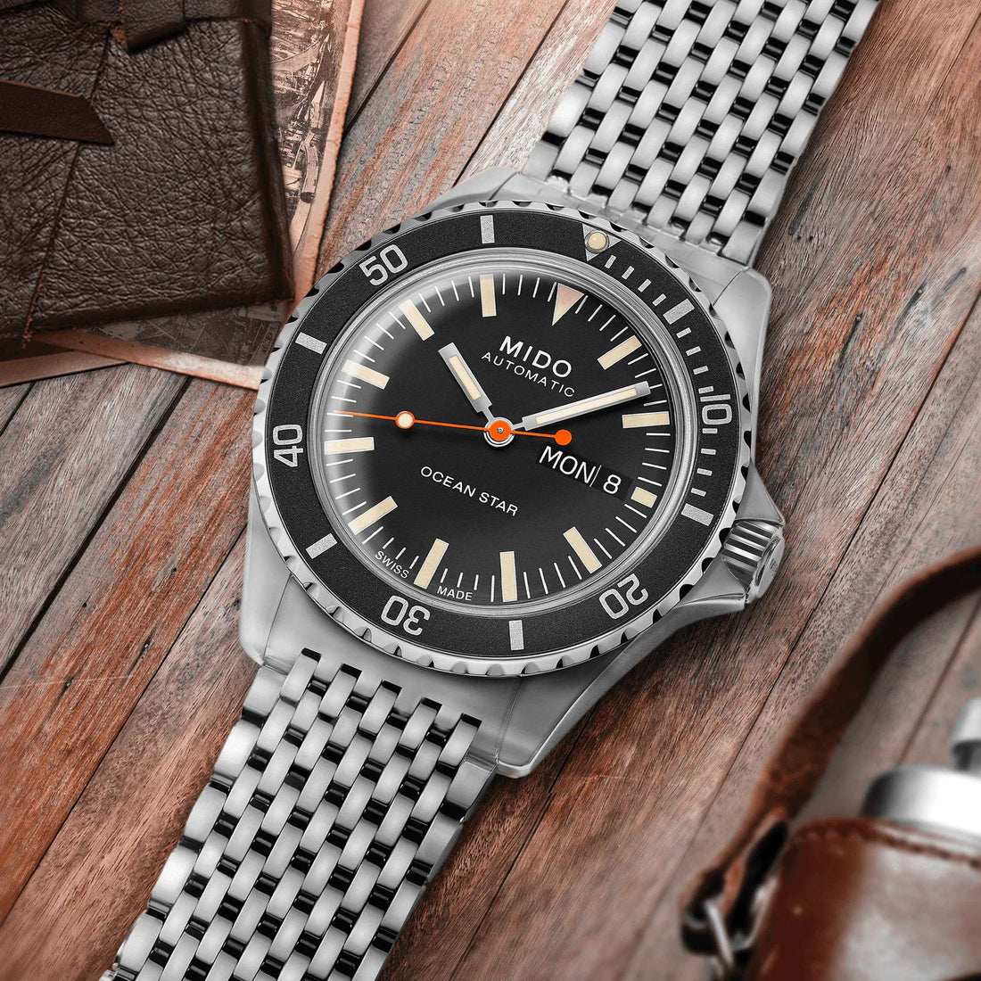 Orologio Uomo Mido Automatico Solo Tempo Ocean Star Tribute M0268301105100