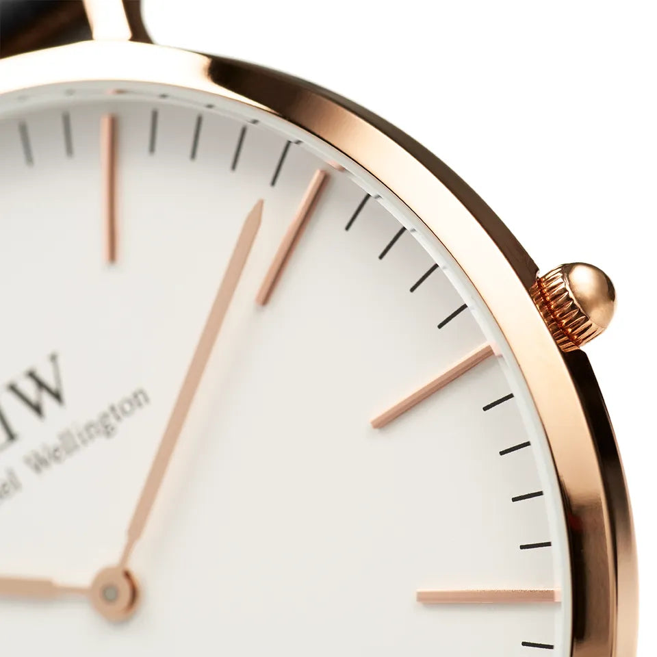 Orologio Uomo Daniel Wellington Acciaio Dorato Quarzo Solo Tempo 40 mm DW00100007
