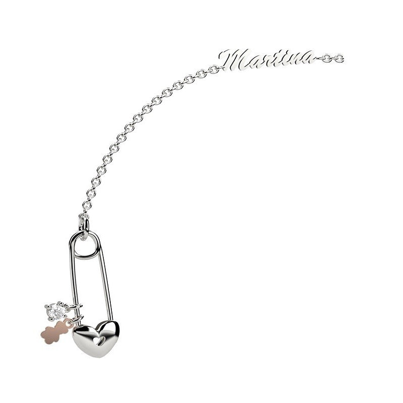 Spilla Bambino Nanàn Argento 925 Nome Personalizzabile NAN0032