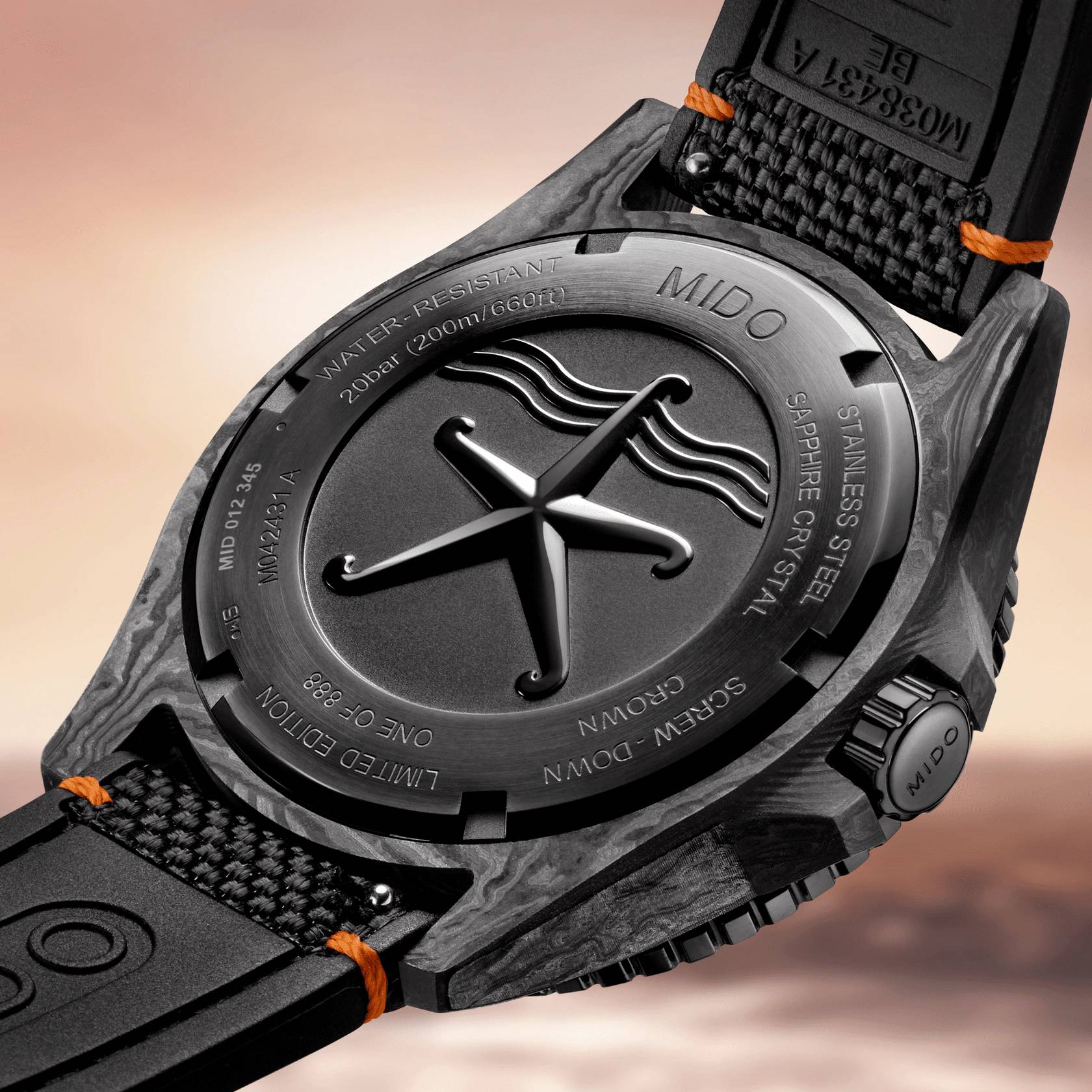 Orologio Uomo Mido Automatico Ocean Star 200C Carbon Edizione Limitata