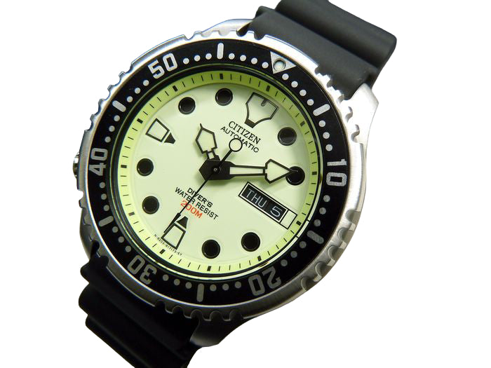 Orologio Uomo Acciaio Citizen Promaster Automatico Doppia Data Luminescente NY0040-09W