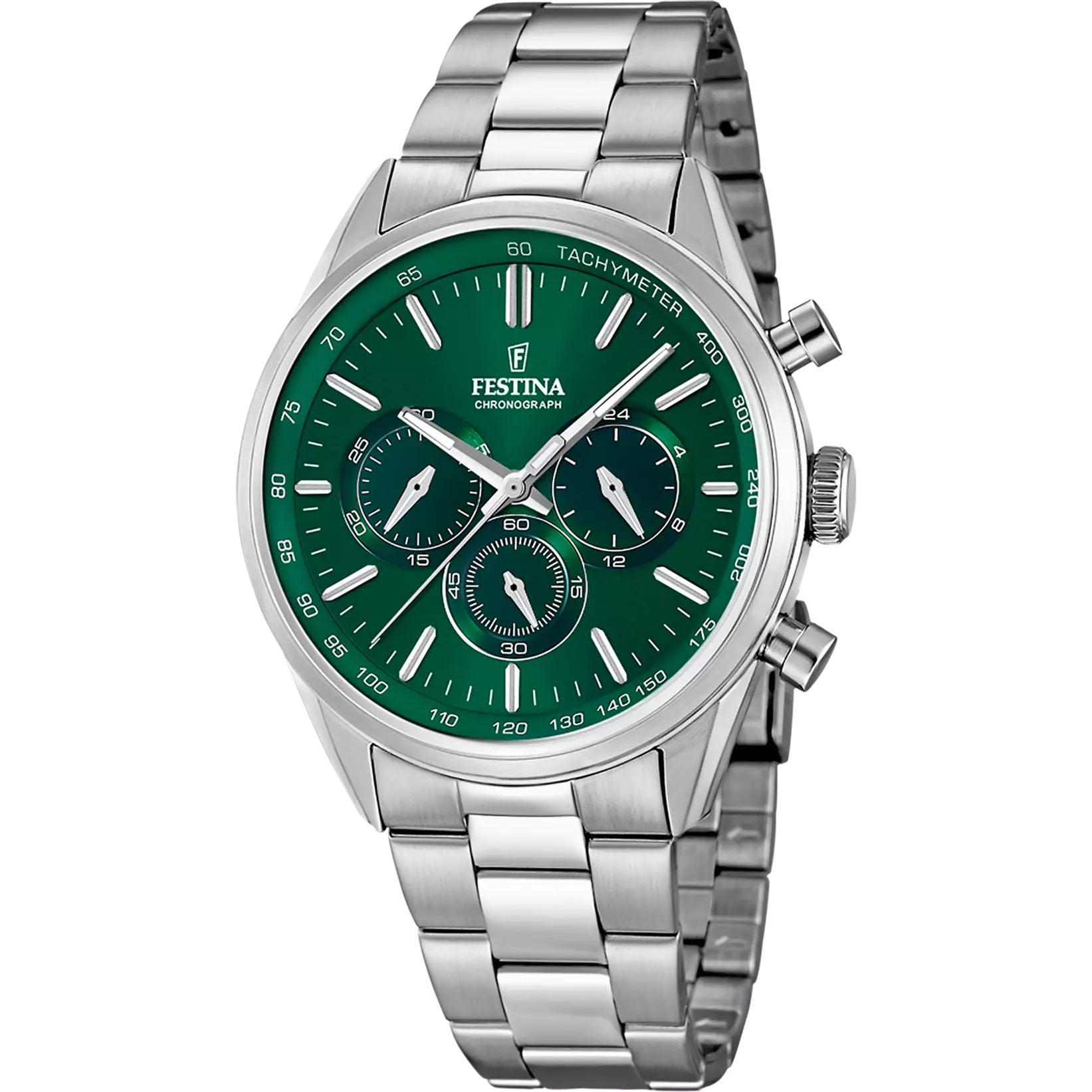 Orologio Uomo Festina Acciaio Cronografo Verde F16820/R
