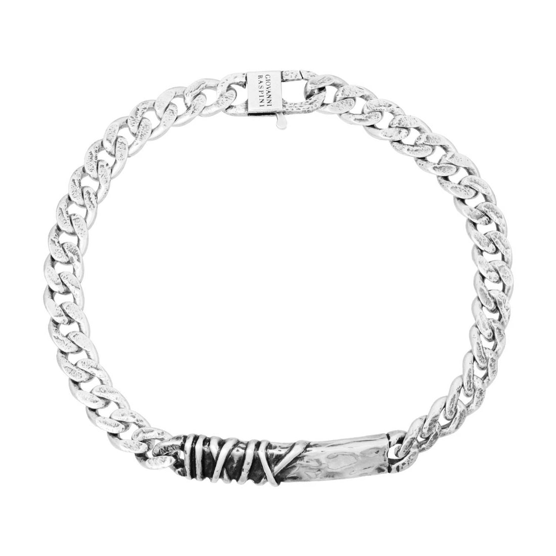 Bracciale Uomo Giovanni Raspini Argento 925 River String Maglia Groumette 11240