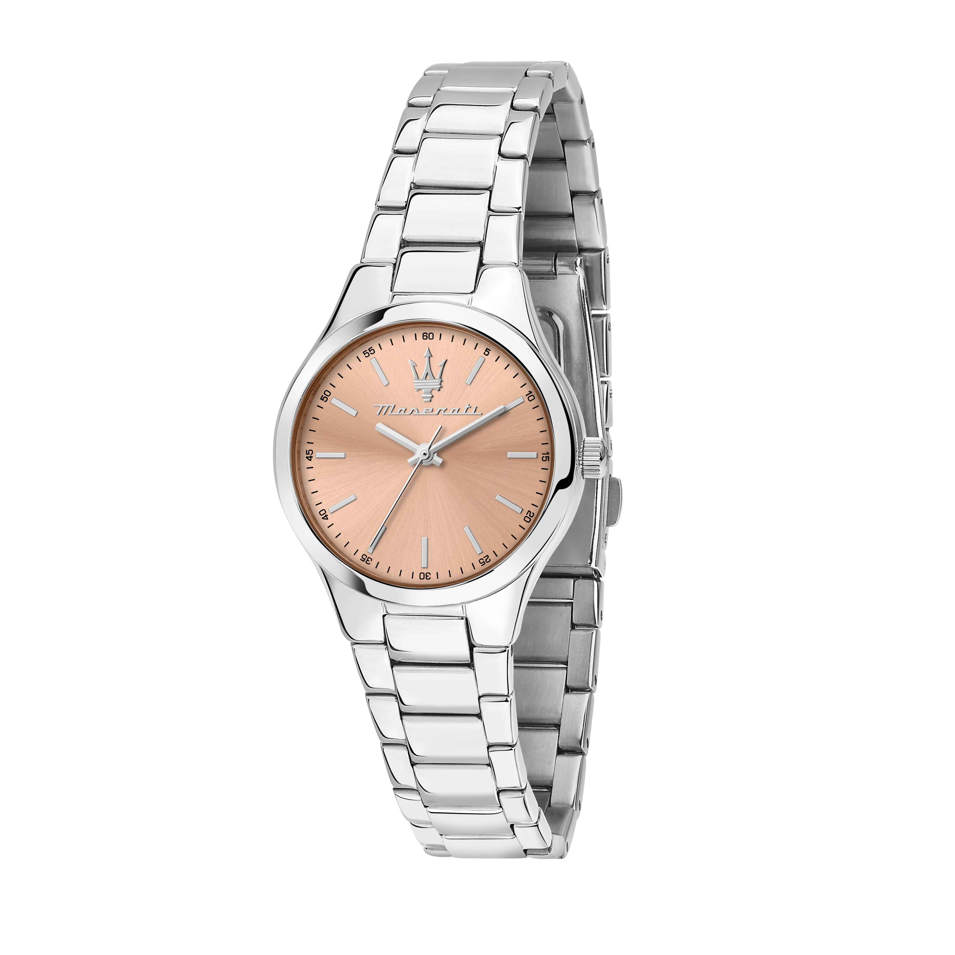 Orologio Donna Maserati Acciaio Quarzo Solo Tempo Rosa Attrazione R8853151507