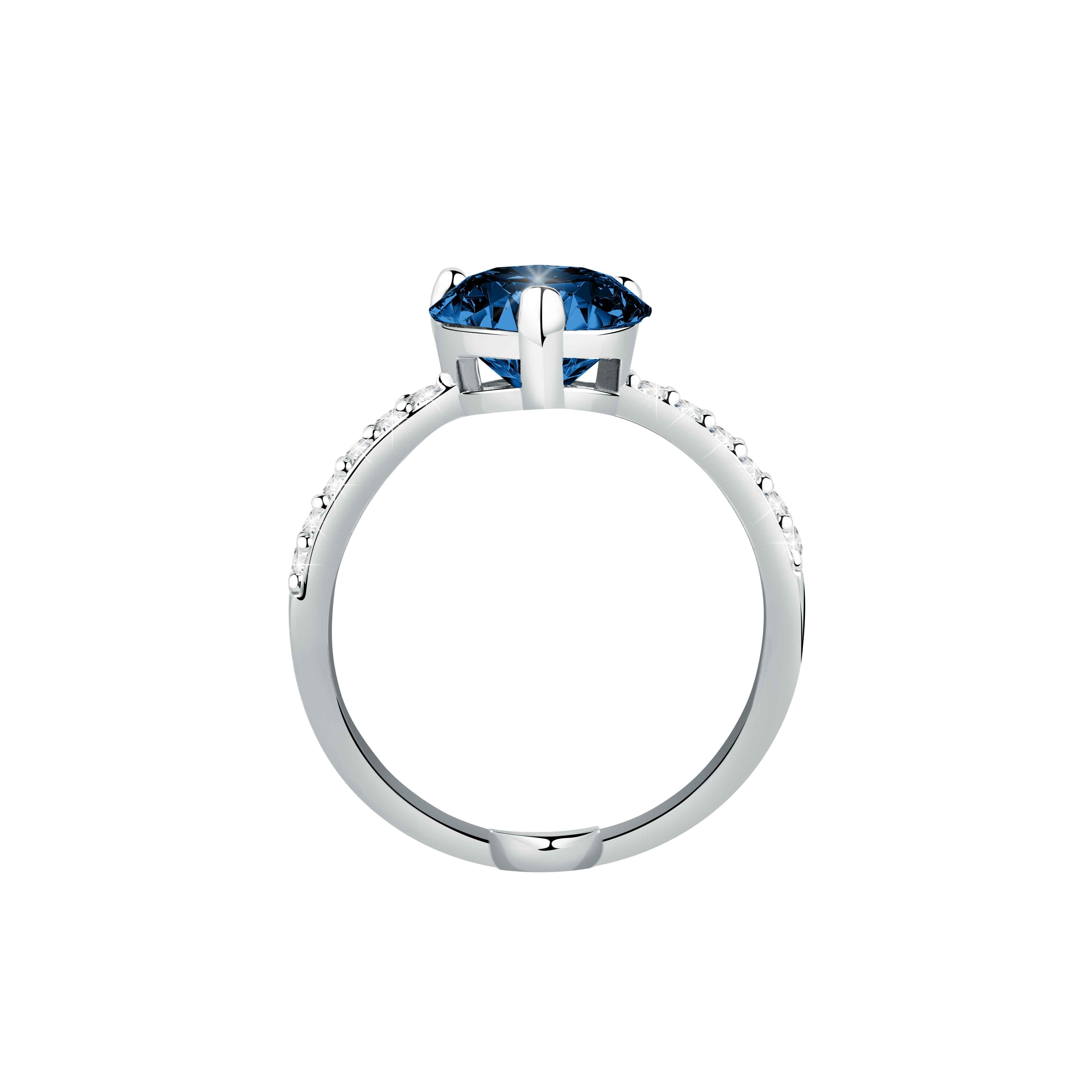 Anello Donna Chiara Ferragni con Zircone Blu a forma di cuore