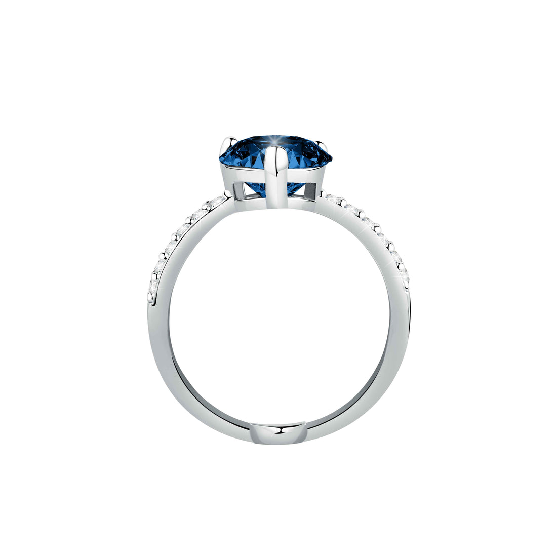 Anello Donna Chiara Ferragni con Zircone Blu a forma di cuore