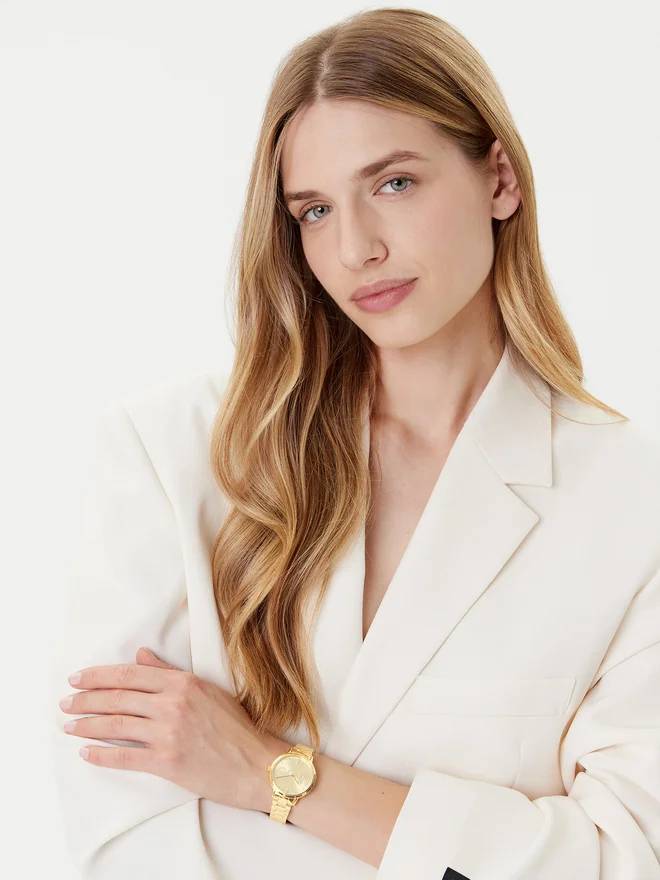 Orologio Donna Liu Jo Luxury Couple Plus Acciaio Zirconi Bracciale TLJ2518