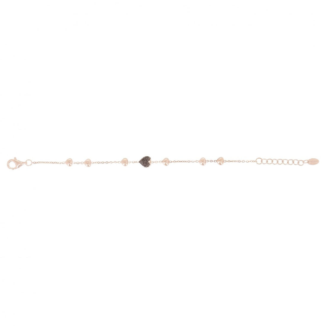 Bracciale Donna Pesavento Argento 925 Rose' Polvere di diamanti Nero