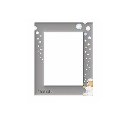 Cornice Argento Bambino Nanan Celeste cm 20X15 NCO0047