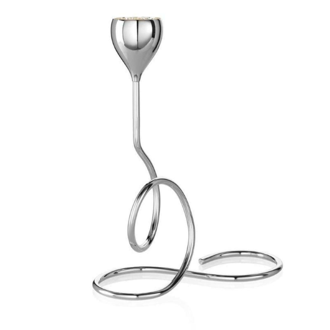 Candeliere Ottaviani Acciaio mono fiamma 77274