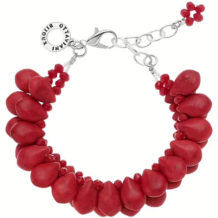 Bracciale Donna Ottaviani Bronzo Con pietre di howlite 501065B
