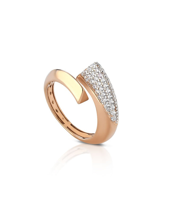 Anello Donna Mediterraneo Argento 925 Con Zirconi Bianchi Misura 14 H301RZBA14