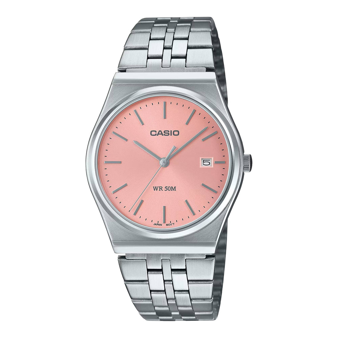 Orologio Unisex Acciaio Casio Quarzo Rosa Salmone MTP-B145D-4AVEF
