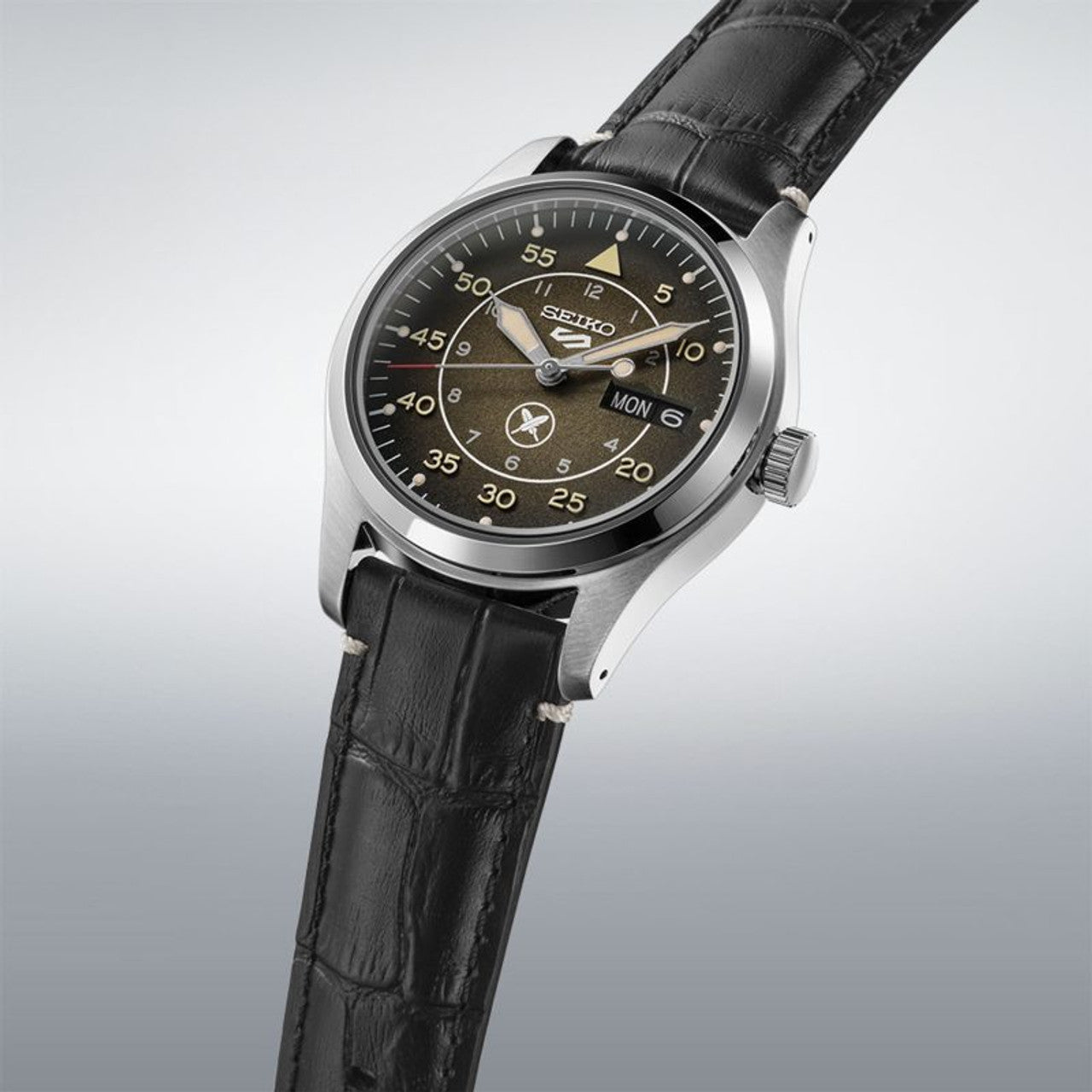 Orologio Uomo Seiko 5 Yuto Horigome Edizione Limitata Pelle Nero SRPL31K1