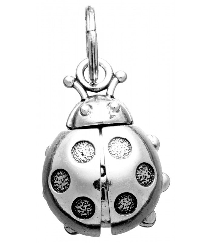 Charm Donna Giovanni Raspini Argento 925 Coccinella Good Luck Fatto A Mano 11185