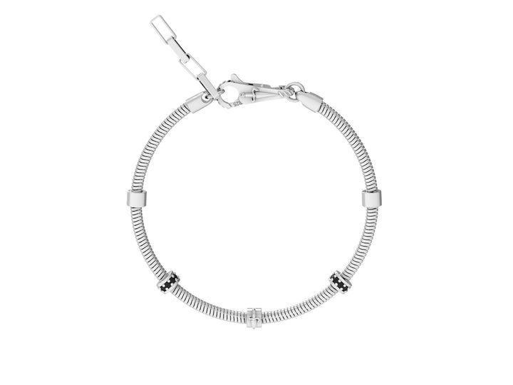 Bracciale Uomo Cesare Paciotti Argento 925 coda di topo JPBR5083B