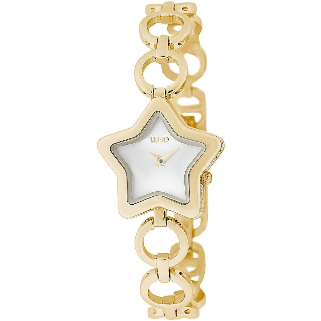 Orologio Donna Acciaio Liu-Jo LUXURY To Be Star Dorato Bianco Solo Tempo Quarzo