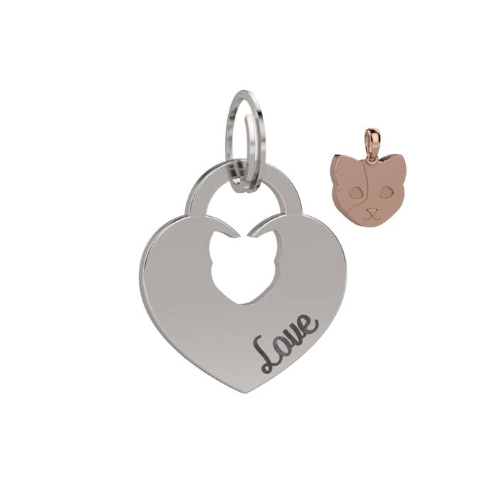 Bracciale Unisex Liu Jo Pets Acciaio Medaglina Per Cucciolo LJP018