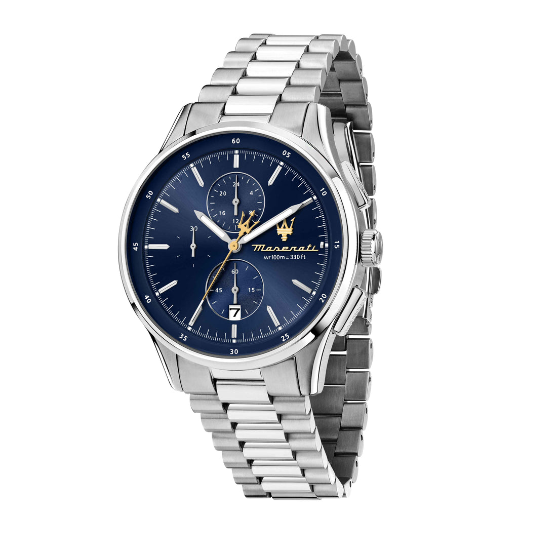 Orologio Uomo Maserati Acciaio Maglia President Cronografo Data R8873624004