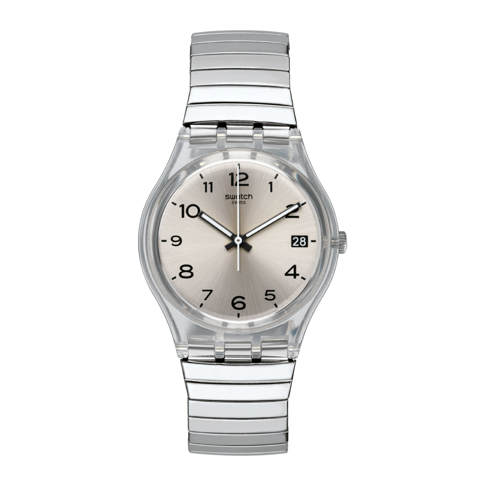Orologio Donna Swatch Acciaio Quarzo Data GM416A
