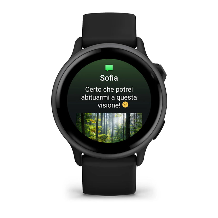 Orologio Garmin Smartwatch Vivoactive 6 Nero Gomma 010-02985-00