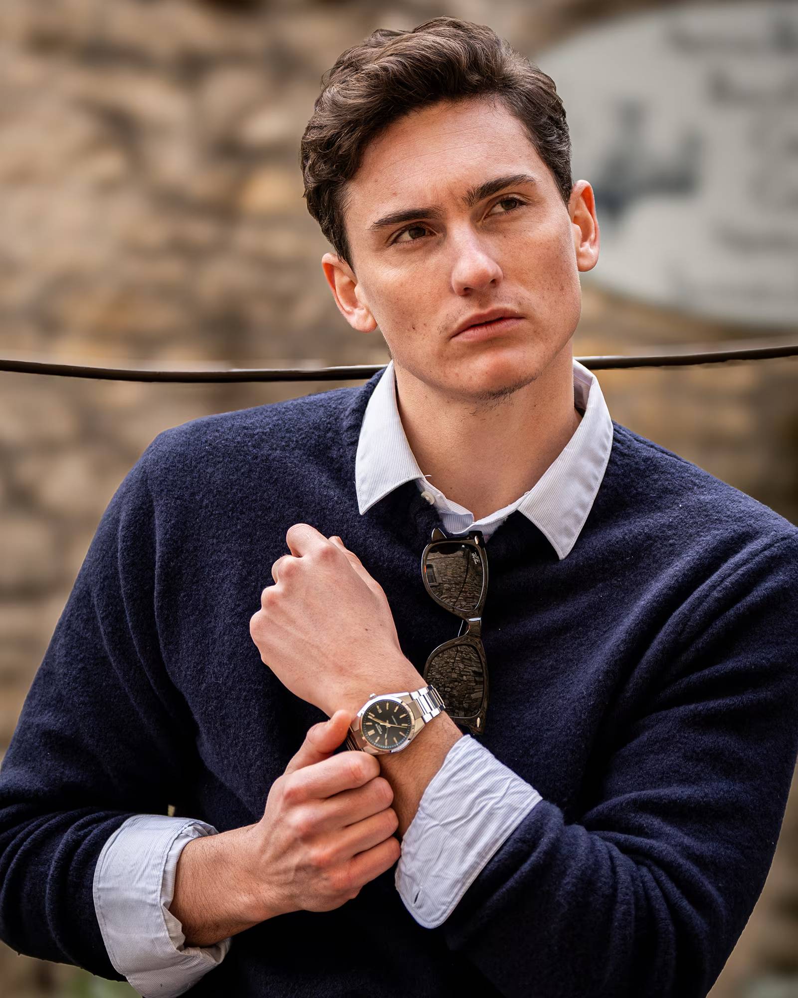 Orologio Uomo Casio Edifice Acciaio Blu Automatico EFK-110D-2AER