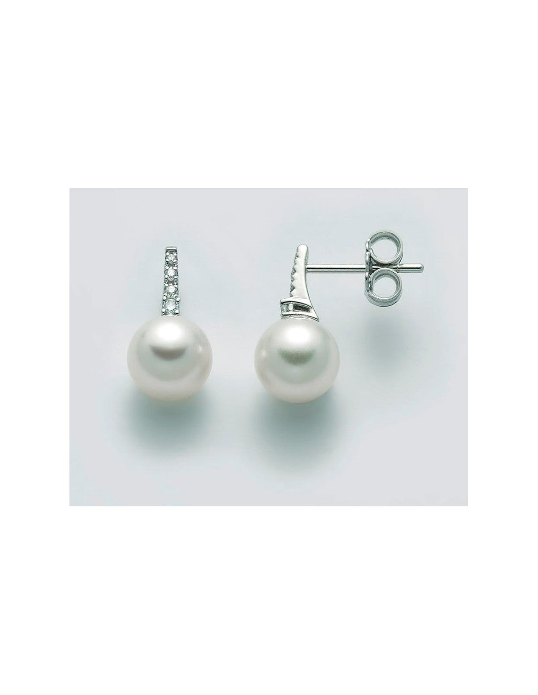 Orecchini Donna  Miluna oro 750 Perla e diamante PER2415