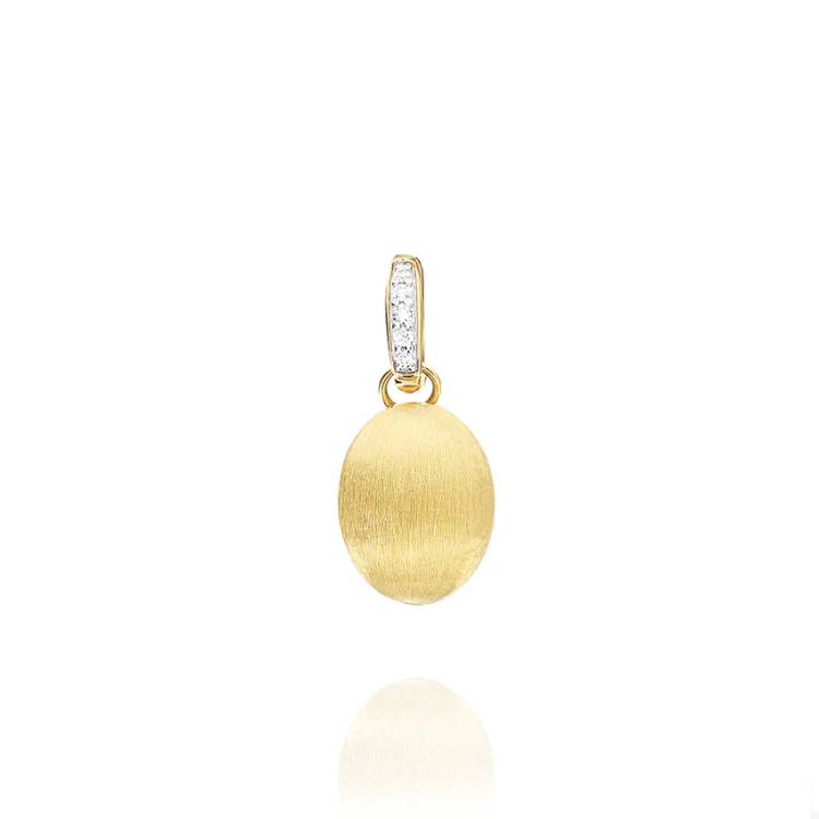 Ciondolo Donna Nanis Oro Giallo 18 KT Boules Piccolo Diamanti PS13-609-GG-IN