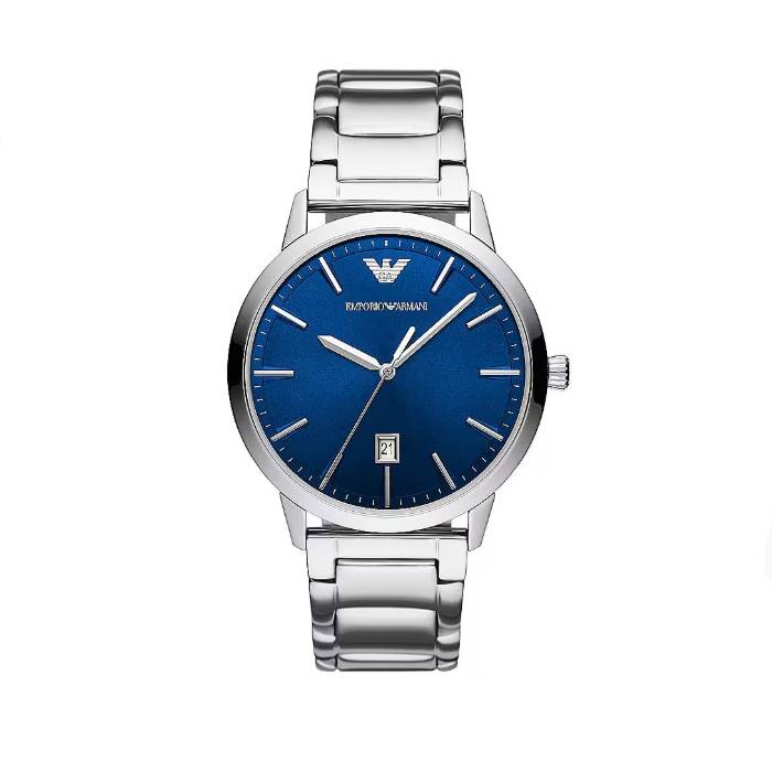 Orologio Uomo Emporio Armani Quarzo Solo Tempo Data Blu AR11311