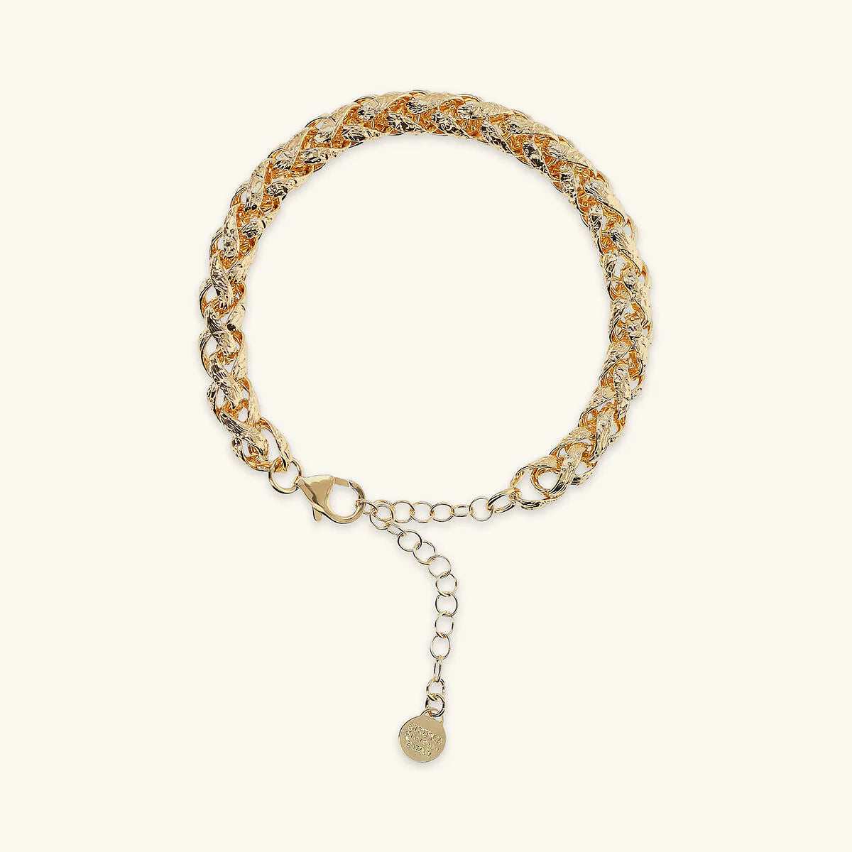 Bracciale Donna Etrusca Bronzo Dorato Bracciale Maxi Catena WSET00754.YG