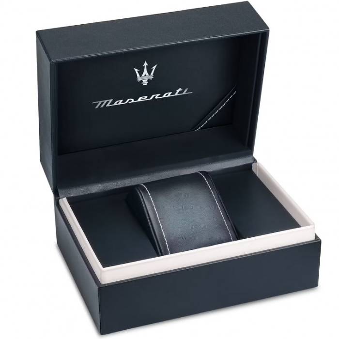 Orologio Uomo Maserati Velocità Acciaio Satinato Quarzo Blu Crono Data R8873652014