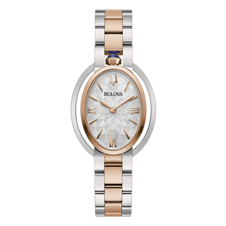 Orologio Donna Bulova Rubaiyat Acciaio Zaffiro Cabochon 98L322