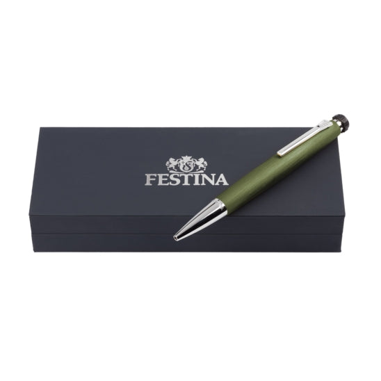 Penna Uomo Festina Acciaio Verde Biro FWS4104/T