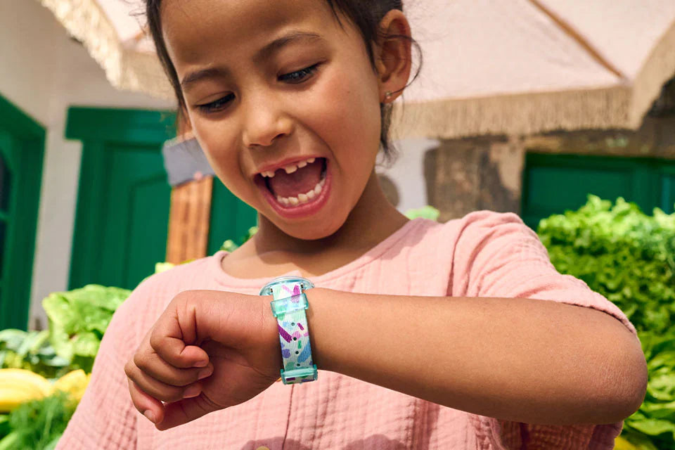 Orologio Bambina Swatch Flik Flak Confetti Chaos Turchese ZFPNP150