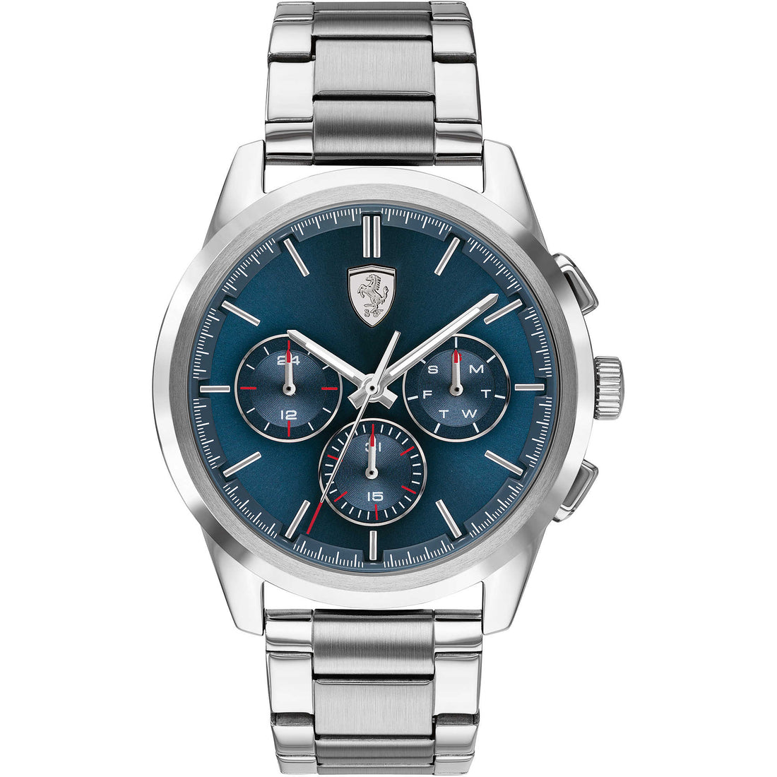 Orologio Uomo Acciaio Quarzo Multifunzione Blu FER0830804