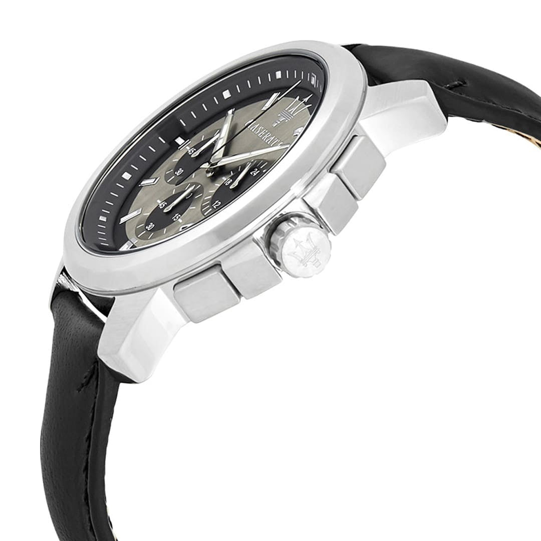 Orologio Uomo Maserati Cronografo Quarzo Acciaio Pelle Nero Successo R8871621006
