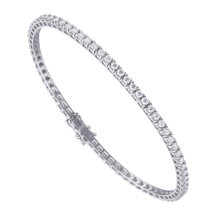 Bracciale Unisex X Diamond Tennis Oro 9 KT Diamante Sintetico LXDBTQ111R4BI450.17,5