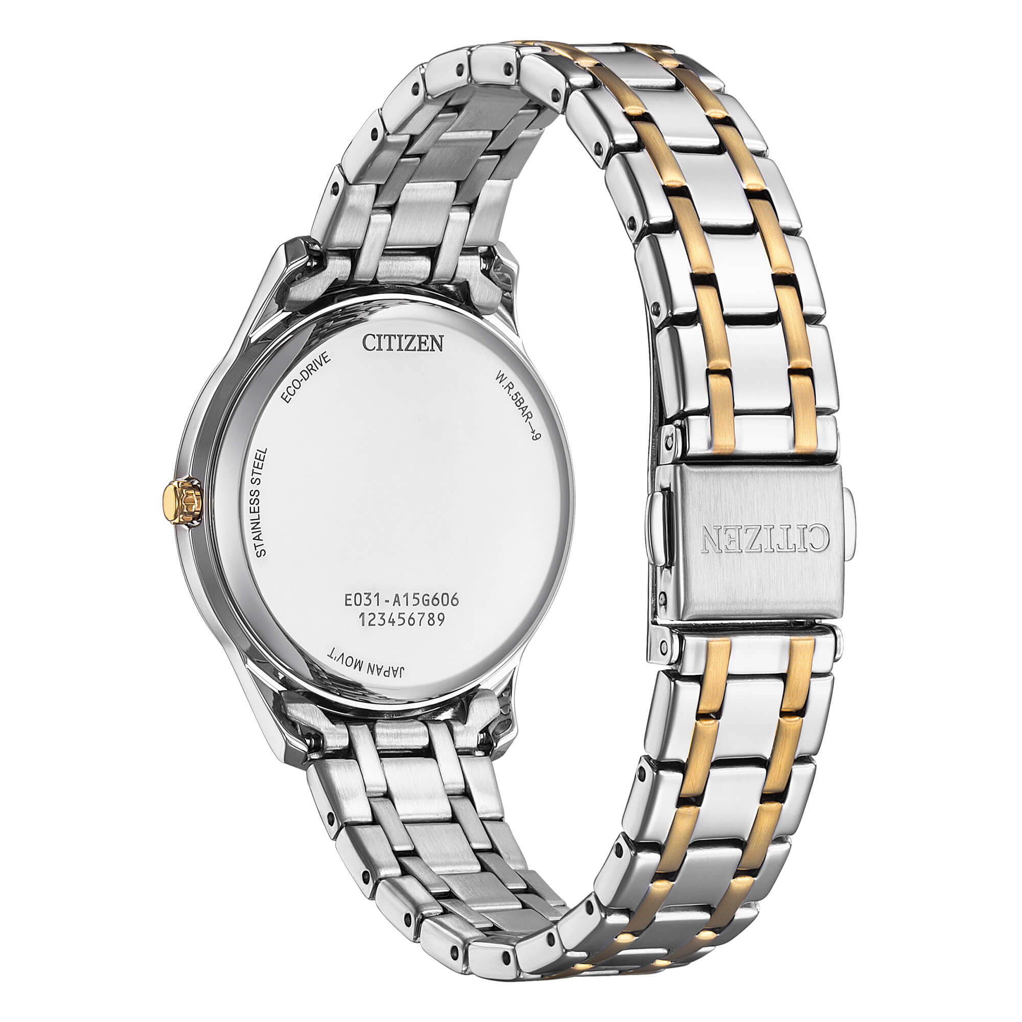 Orologio Donna Citizen Eco-Drive Madreperla Solo Tempo Acciaio Bicolore EM0416-78A