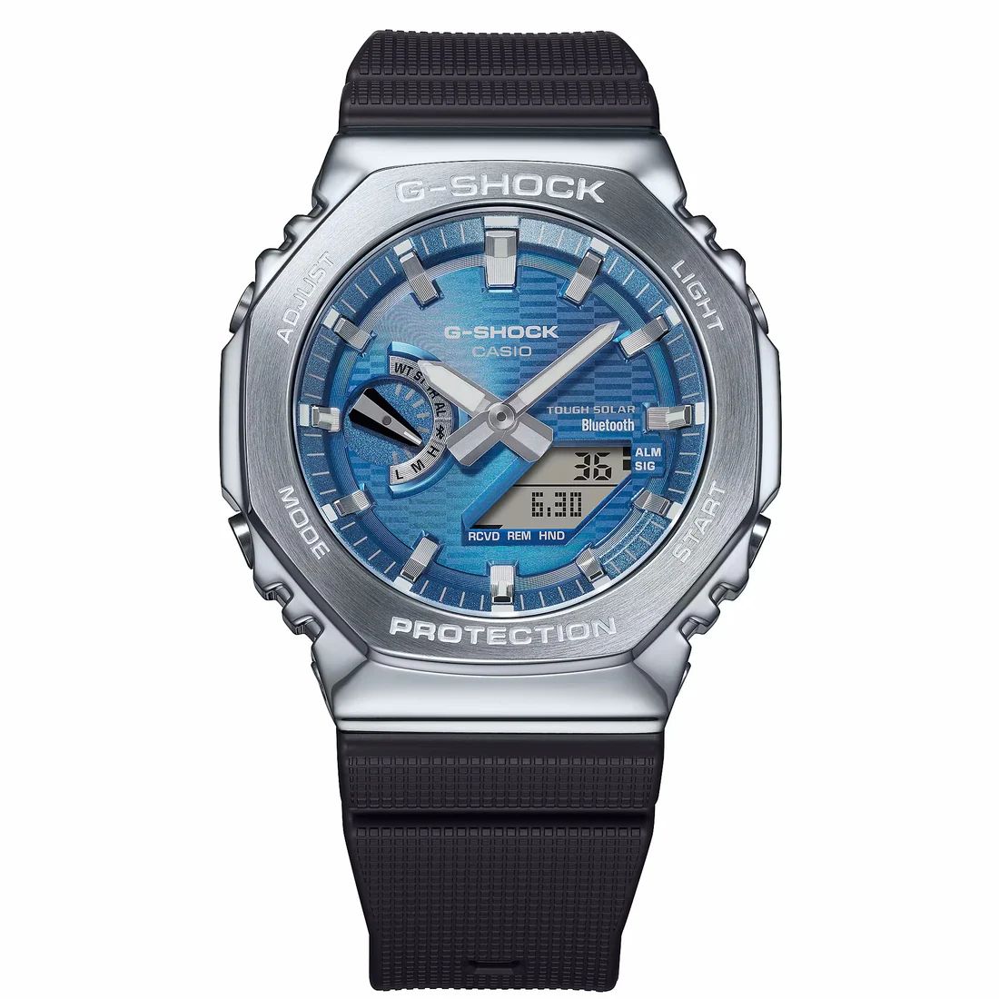 Orologio Uomo Casio G-SHOCK Acciaio Blu Nero GBM-2100A-2BER