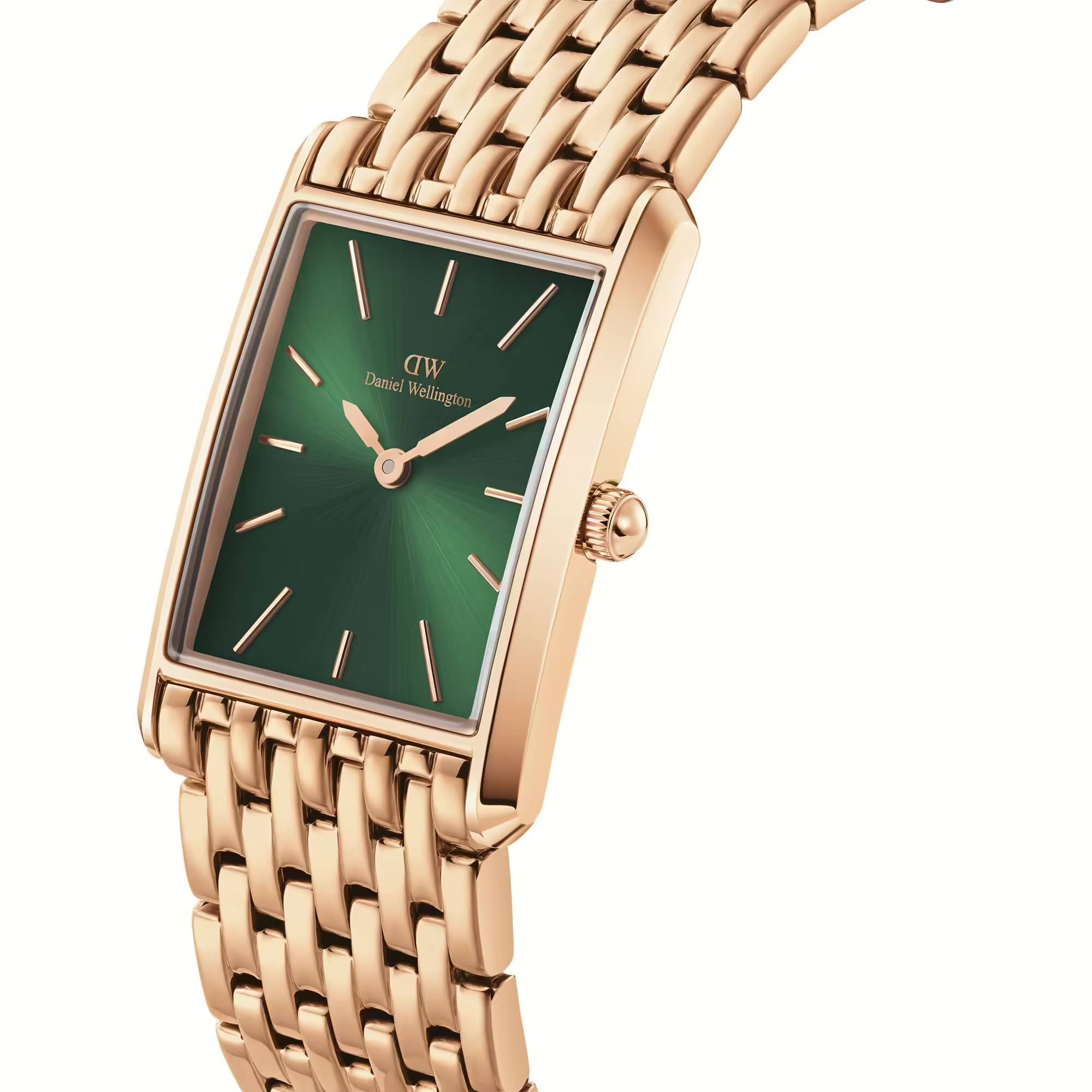 Orologio Donna Daniel Wellington Acciaio Rosè Quadro 32 x 22 mm DW00100704