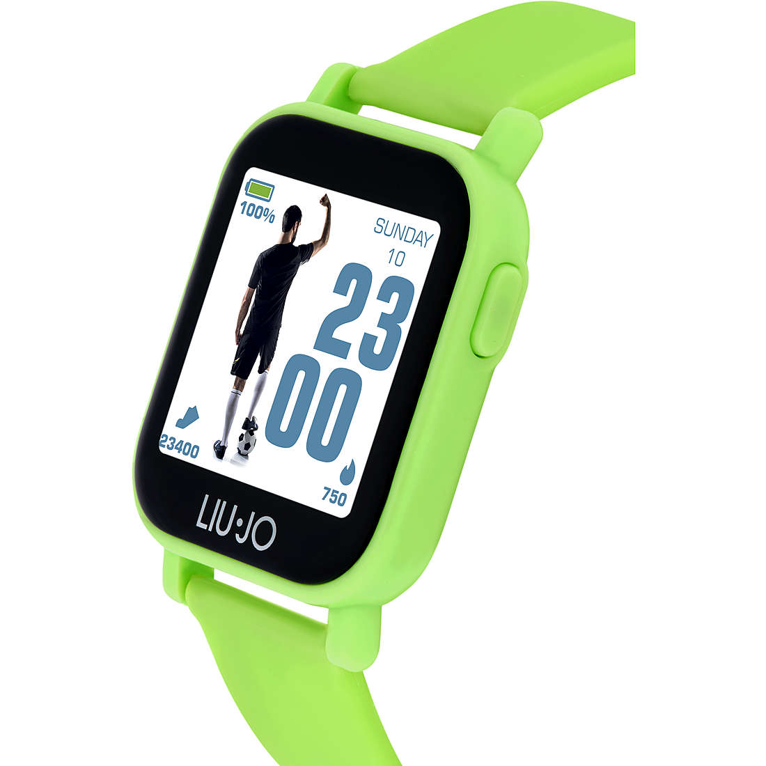 Orologio Liu Jo Donna Smartwatch Cinturino Cassa Gomma Lime SWLJ034