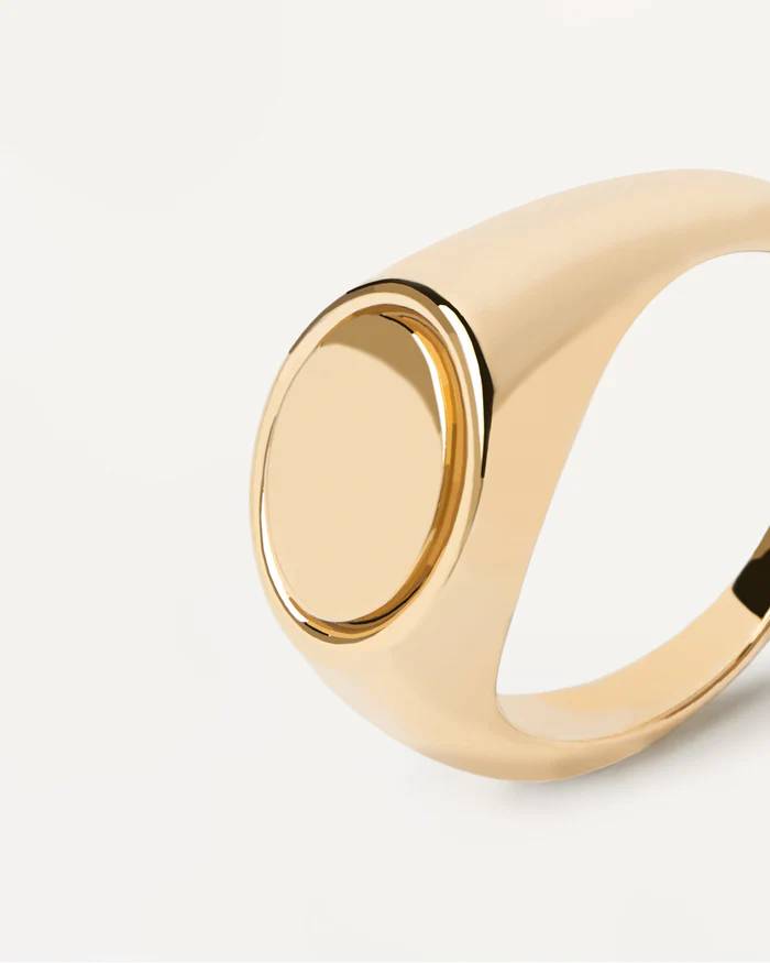 Anello Donna PDPaola Argento Dorato 925 Personalizzabile AN01-628-12