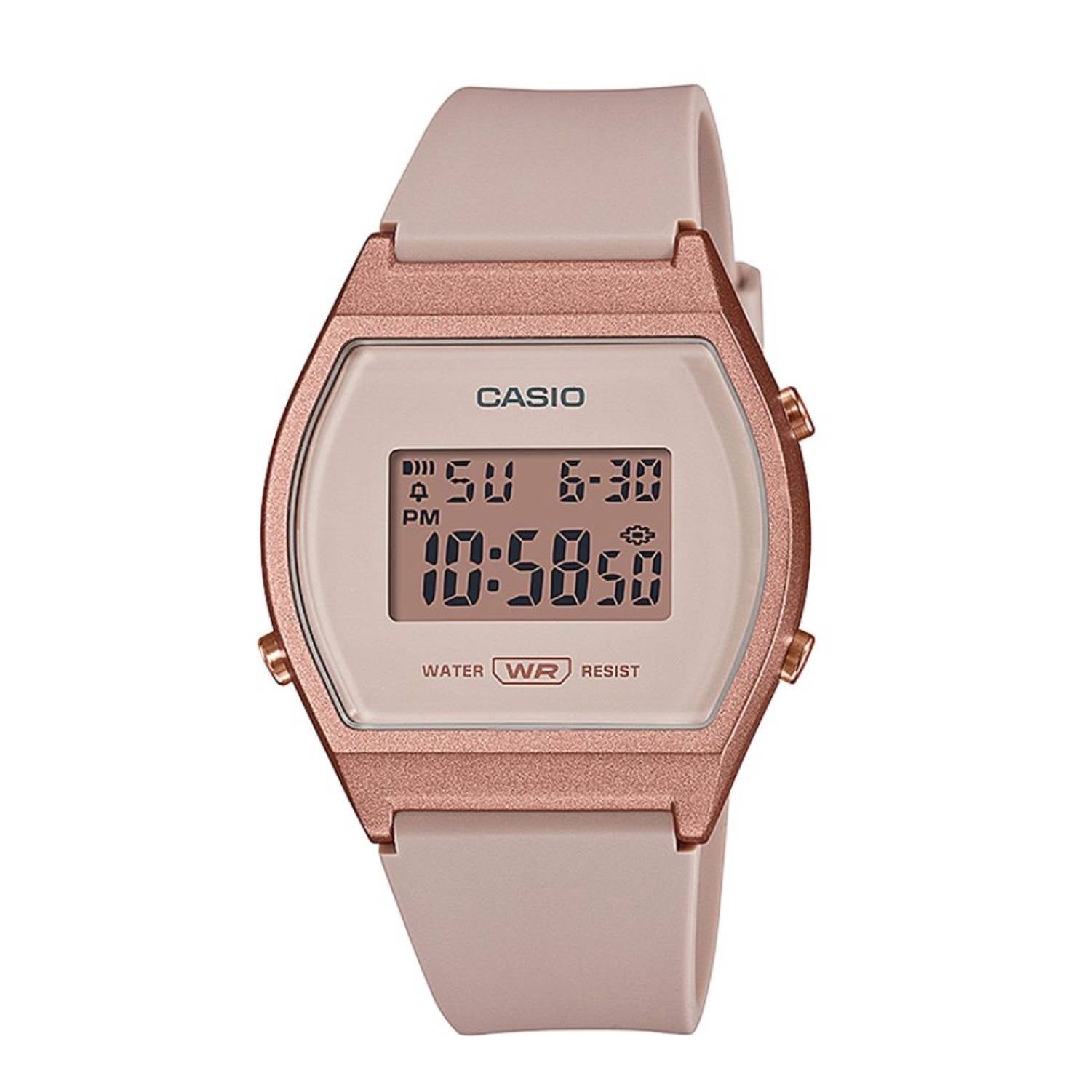 Orologio Unisex Casio Gomma Nero Digitale LW-204-1BEF