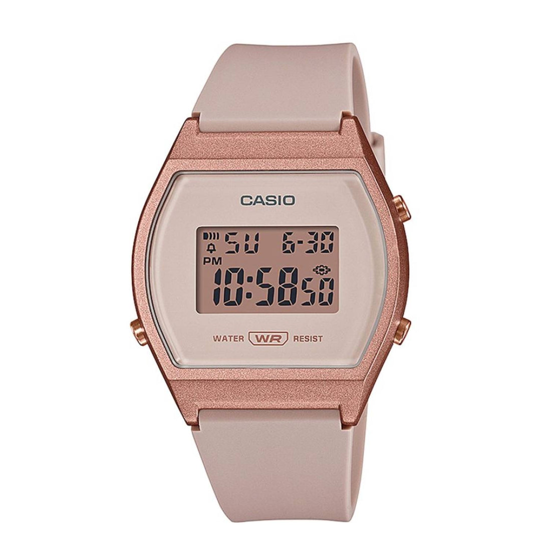 Orologio Unisex Casio Gomma Nero Digitale LW-204-1BEF