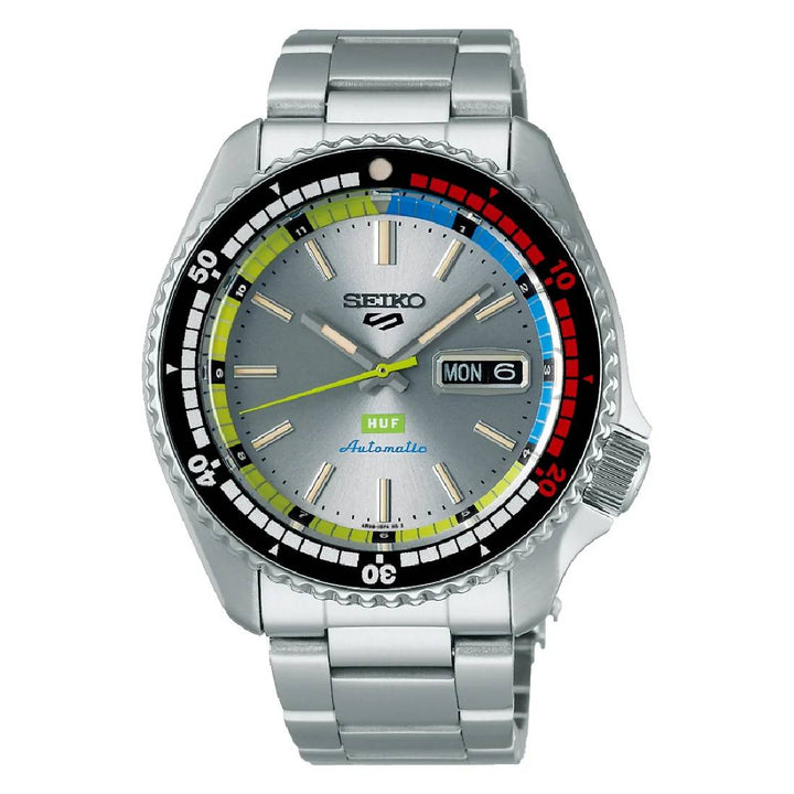 Orologio Uomo Seiko 5 HUF Edizione Limitata Acciaio Verde SRPL33K1