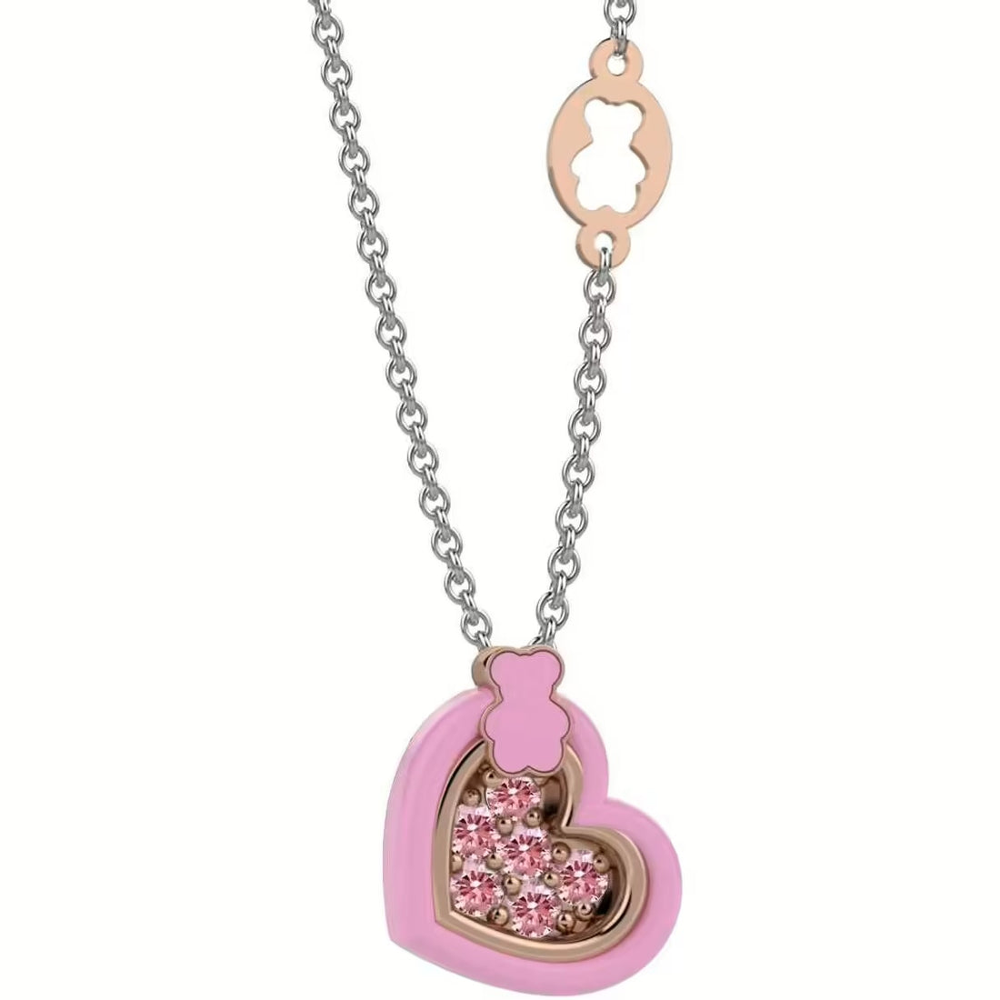 Collana Donna Nanàn Argento 925 cuore NAN0406